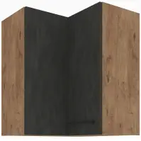 Konyhaszekrény VIGO GRAFIT MAT 60X60 GN-72 2F (90°)