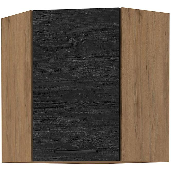 Konyhaszekrény VIGO DARK 60X60 GN-72 2F (45°)