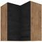 Konyhaszekrény VIGO DARK 60X60 GN-72 2F (90°)