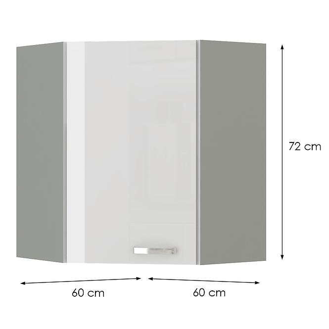 Konyhaszekrény BIANKA 60X60 GN-72 2F (45°)