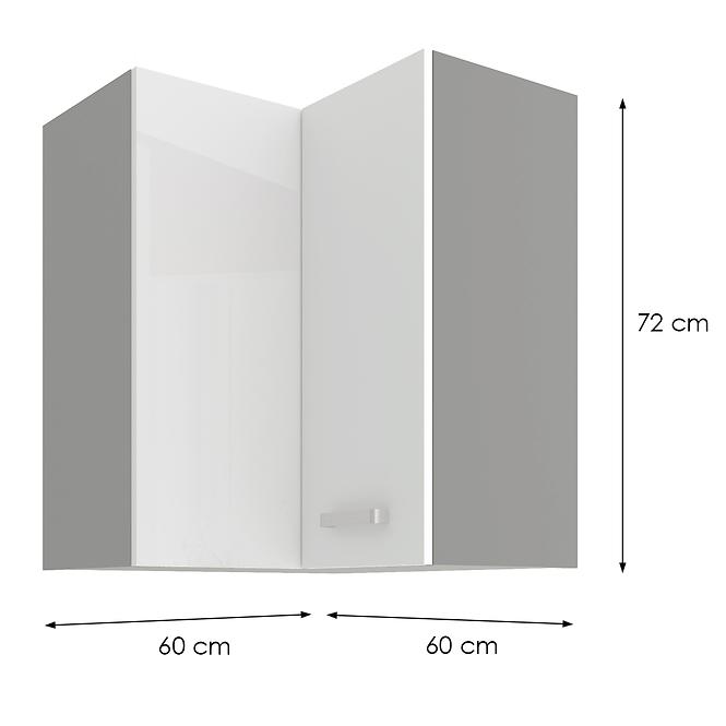 Konyhaszekrény BIANKA 60X60 GN-72 2F (90°)