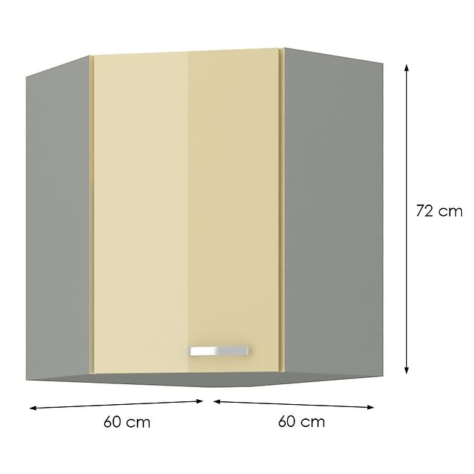 Konyhaszekrény KARMEN 60X60 GN-72 2F (45°)