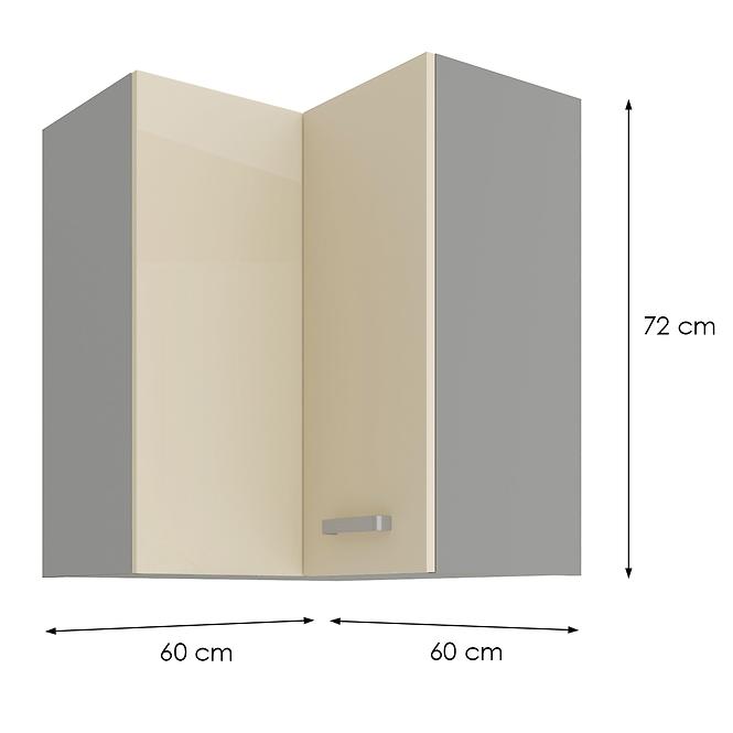 Konyhaszekrény KARMEN 60X60 GN-72 2F (90°)