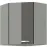 Konyhaszekrény GREY 60X60 GN-72 2F (45°)