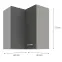 Konyhaszekrény GREY 60X60 GN-72 2F (90°),2