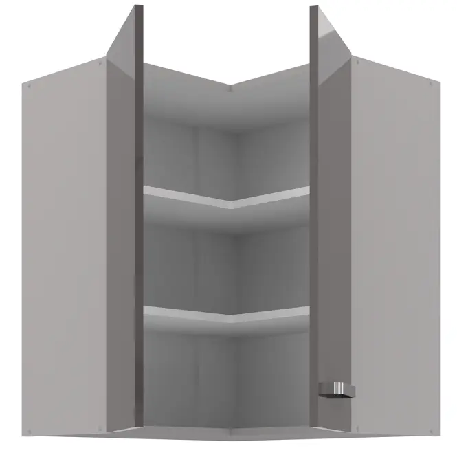 Konyhaszekrény GREY 60X60 GN-72 2F (90°)