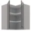 Konyhaszekrény GREY 60X60 GN-72 2F (90°),3