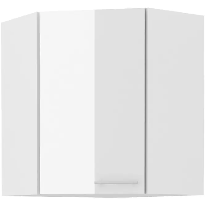 Konyhaszekrény LARA fehér 60X60 GN-72 2F (45°)