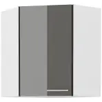 Konyhaszekrény LARA GREY 60X60 GN-72 2F (45°)