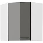 Konyhaszekrény LARA GREY 60X60 GN-72 2F (45°)