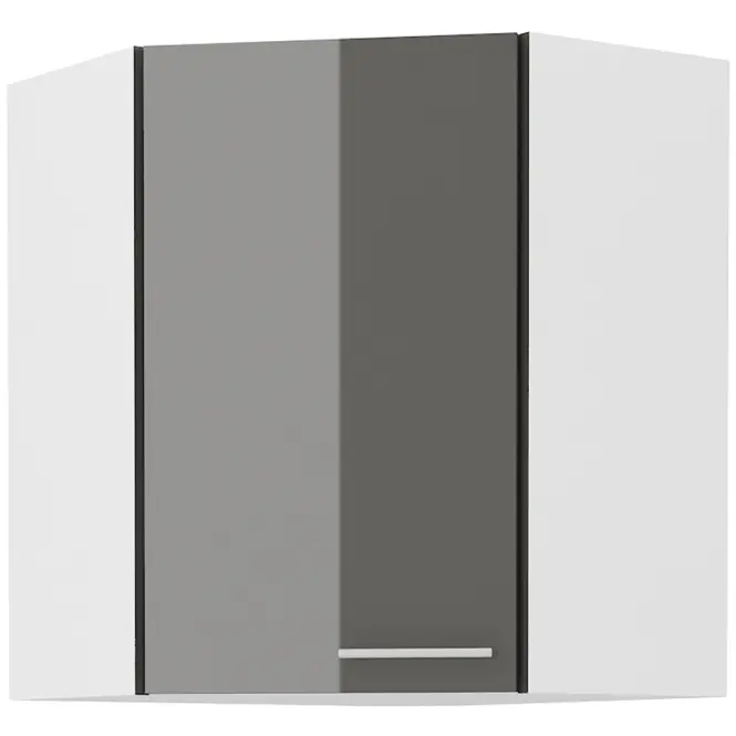 Konyhaszekrény LARA GREY 60X60 GN-72 2F (45°)
