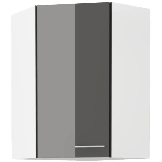 Konyhaszekrény LARA GREY 60X60 GN-90 1F (45°)