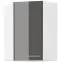 Konyhaszekrény LARA GREY 60X60 GN-90 1F (45°)