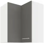 Konyhaszekrény LARA GREY 60X60 GN-72 2F (90°)