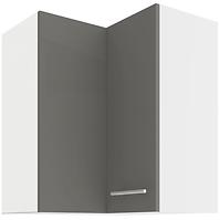 Konyhaszekrény LARA GREY 60X60 GN-72 2F (90°)