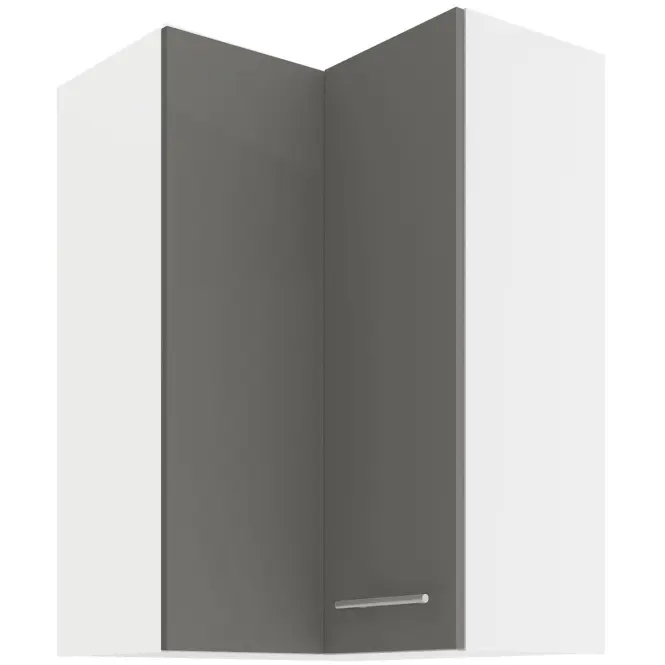 Konyhaszekrény LARA GREY 60X60 GN-90 2F (90°)