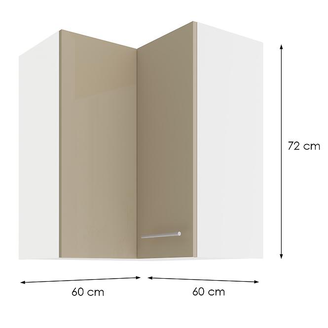 Konyhaszekrény LARA CAPPUCCINO 60X60 GN-72 2F (90°)