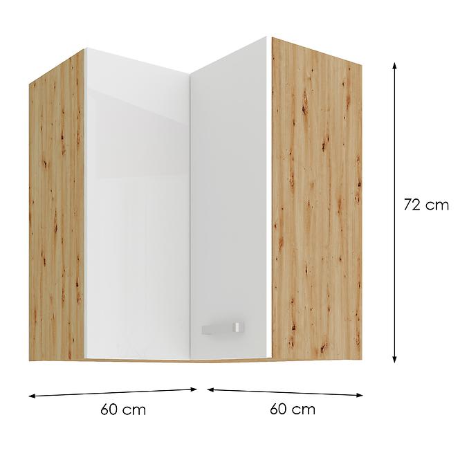 Konyhaszekrény ARTISAN fehér 60X60 GN-72 2F (90°)