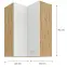 Konyhaszekrény ARTISAN fehér 60X60 GN-90 2F (90°),2