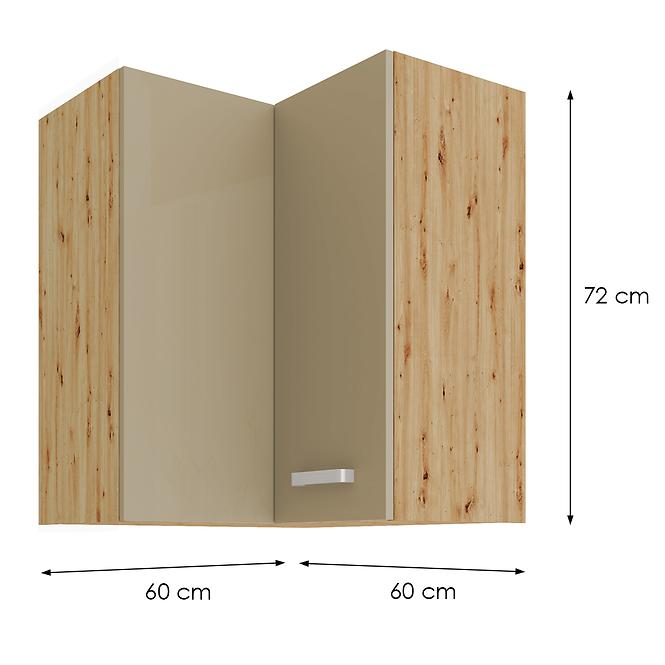 Konyhaszekrény ARTISAN CAPPUCCINO 60X60 GN-72 2F (90°)