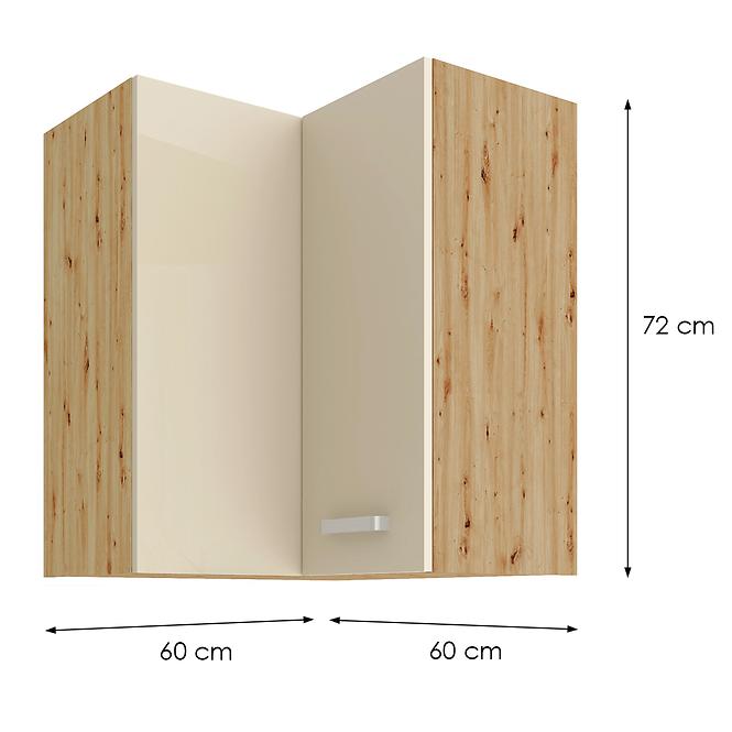 Konyhaszekrény ARTISAN krém 60X60 GN-72 2F (90°)