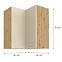 Konyhaszekrény ARTISAN krém 60X60 GN-72 2F (90°),2