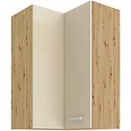 Konyhaszekrény ARTISAN krém 60X60 GN-90 2F (90°)