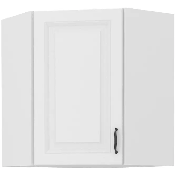 Konyhaszekrény STILO fehér/fehér 60X60 GN-72 2F (45°)