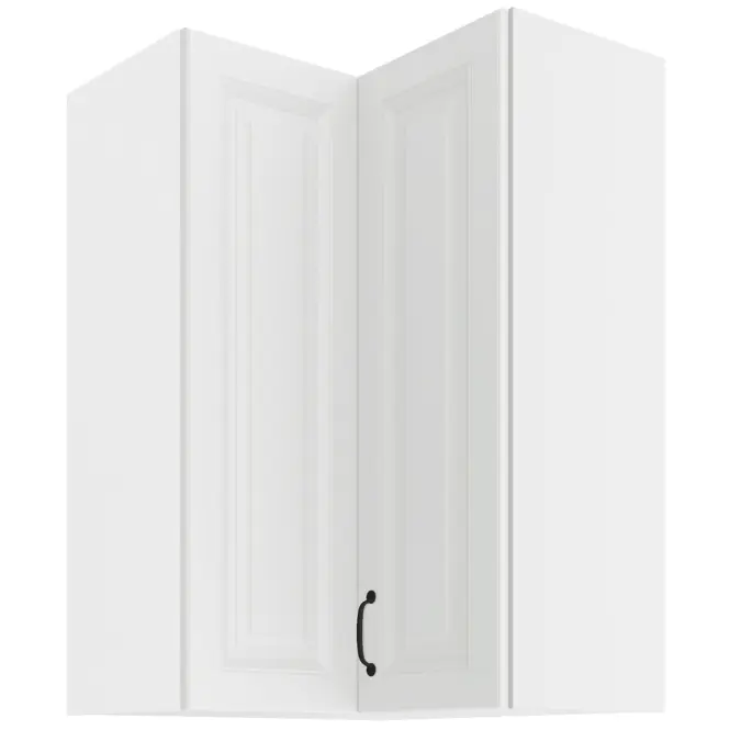 Konyhaszekrény STILO fehér/fehér 60X60 GN-90 2F (90°)