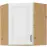 Konyhaszekrény STILO fehér/ARTISAN 60X60 GN-72 2F (45°)