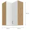 Konyhaszekrény STILO fehér/ARTISAN 60X60 GN-90 2F (90°),2