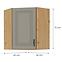Konyhaszekrény STILO CLAYGREY/ARTISAN 60X60 GN-72 2F (45°),2