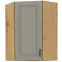 Konyhaszekrény STILO CLAYGREY/ARTISAN 60X60 GN-90 1F (45°)