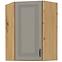 Konyhaszekrény STILO CLAYGREY/ARTISAN 60X60 GN-90 1F (45°)