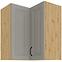 Konyhaszekrény STILO CLAYGREY/ARTISAN 60X60 GN-72 2F (90°)