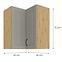Konyhaszekrény STILO CLAYGREY/ARTISAN 60X60 GN-72 2F (90°),2