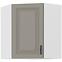 Konyhaszekrény STILO CLAYGREY/fehér 60X60 GN-72 2F (45°)