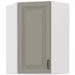 Konyhaszekrény STILO CLAYGREY/fehér 60X60 GN-90 1F (45°)
