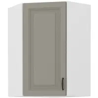 Konyhaszekrény STILO CLAYGREY/fehér 60X60 GN-90 1F (45°)
