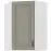 Konyhaszekrény STILO CLAYGREY/fehér 60X60 GN-90 1F (45°)
