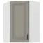 Konyhaszekrény STILO CLAYGREY/fehér 60X60 GN-90 1F (45°)