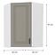 Konyhaszekrény STILO CLAYGREY/fehér 60X60 GN-90 1F (45°),2