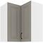 Konyhaszekrény STILO CLAYGREY/fehér 60X60 GN-72 2F (90°)