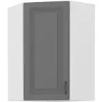 Konyhaszekrény STILO DUSTGREY/fehér 60X60 GN-90 1F (45°)