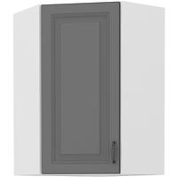 Konyhaszekrény STILO DUSTGREY/fehér 60X60 GN-90 1F (45°)