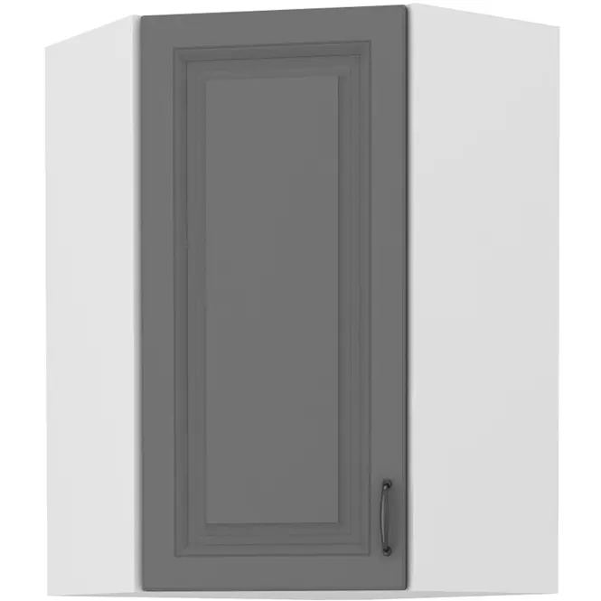Konyhaszekrény STILO DUSTGREY/fehér 60X60 GN-90 1F (45°)