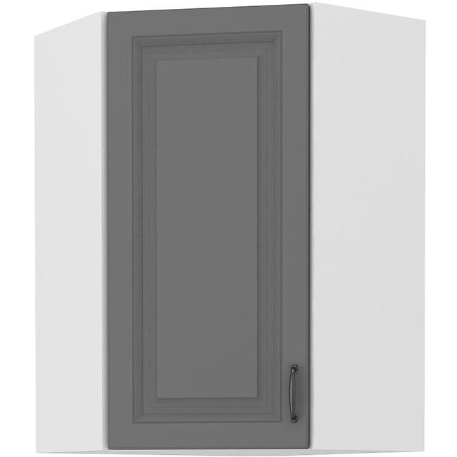 Konyhaszekrény STILO DUSTGREY/fehér 60X60 GN-90 1F (45°)