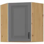 Konyhaszekrény STILO DUSTGREY/ARTISAN 60X60 GN-72 2F (45°)