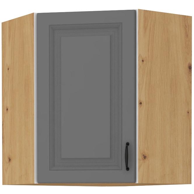 Konyhaszekrény STILO DUSTGREY/ARTISAN 60X60 GN-72 2F (45°)