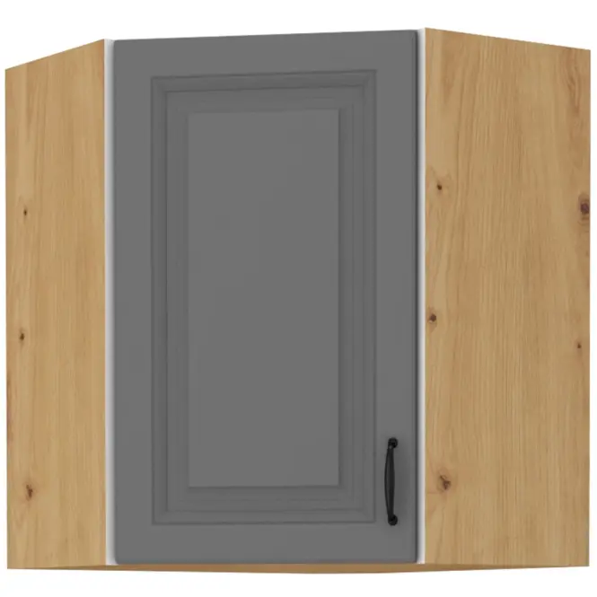 Konyhaszekrény STILO DUSTGREY/ARTISAN 60X60 GN-72 2F (45°)